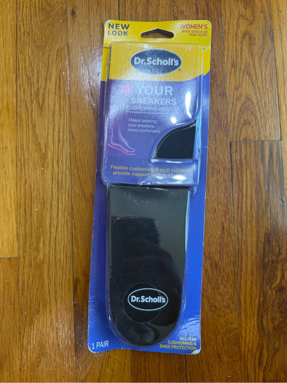 Dr. Scholl's Black Cushioned Sneaker Insoles for Women